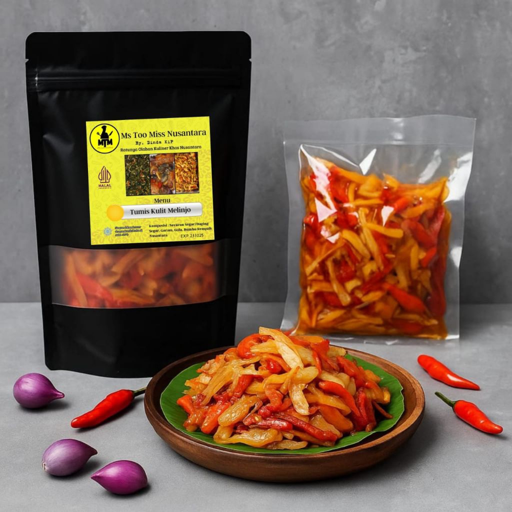 

Sayur Matang TUMIS KULIT MELINJO Mlinjo Spesial Premium Tidak Pahit Buatan Ahli Masak Chef Berpengalaman