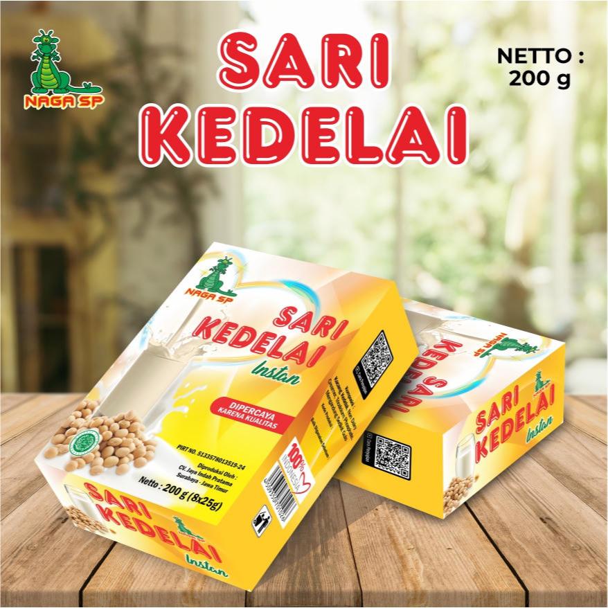 

Naga SP Soya Sari Kedelai 200g (8x25g) Sachet Minuman Instan - Sehat jantung kaya protein
