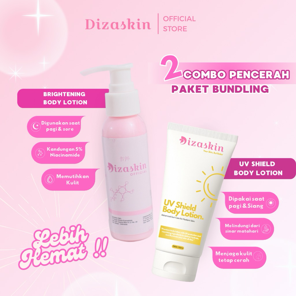 Bundling Brightening Body Lotion & UV Shield Body Lotion