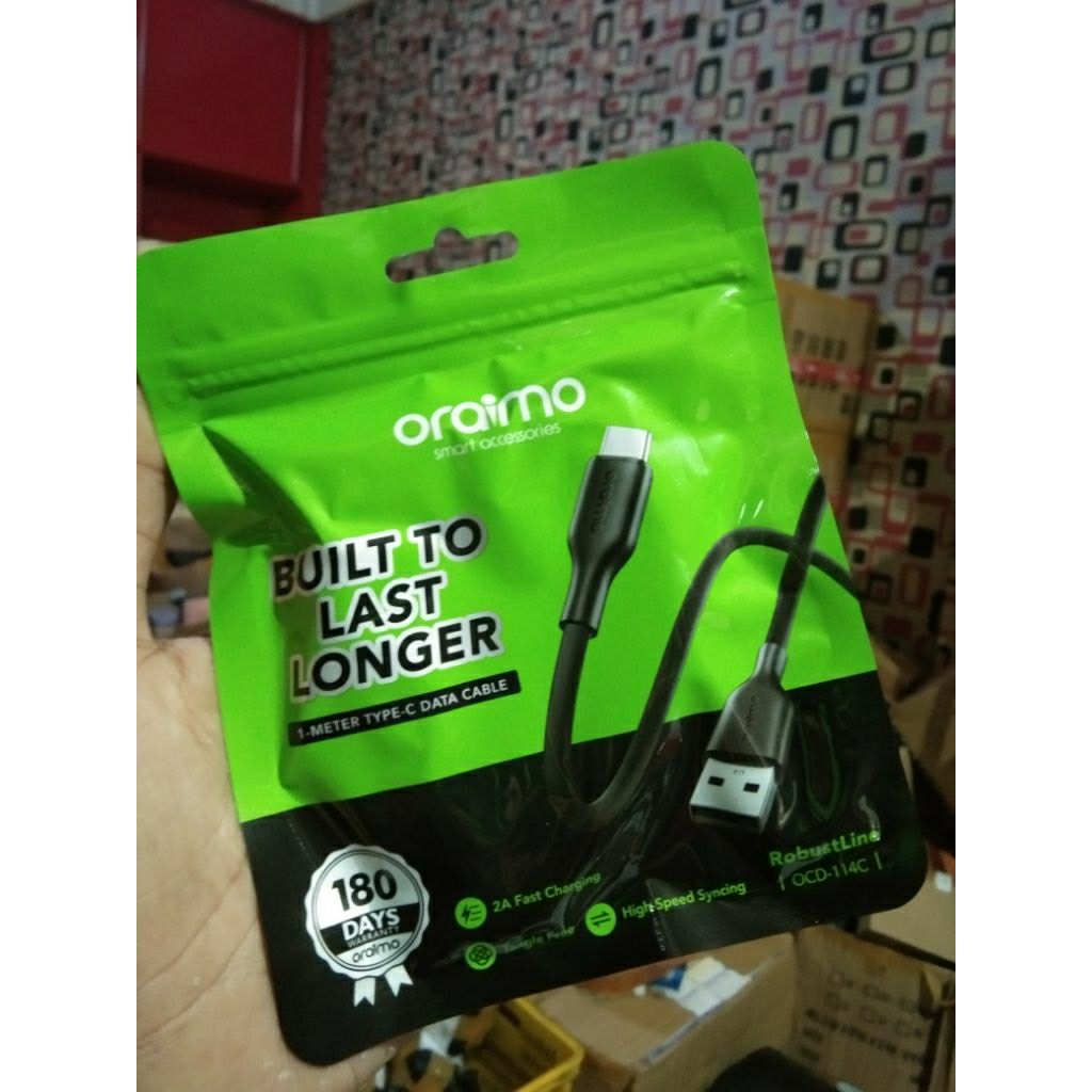 ORAIMO Kabel Data OCD-114 Micro Usb | Type C | Lightning Fast Charging OCD114M OCD114C OCD114L