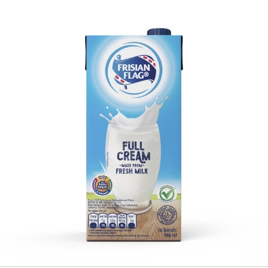 

Frisian Flag Purefarm Susu UHT Fullcream 946ml