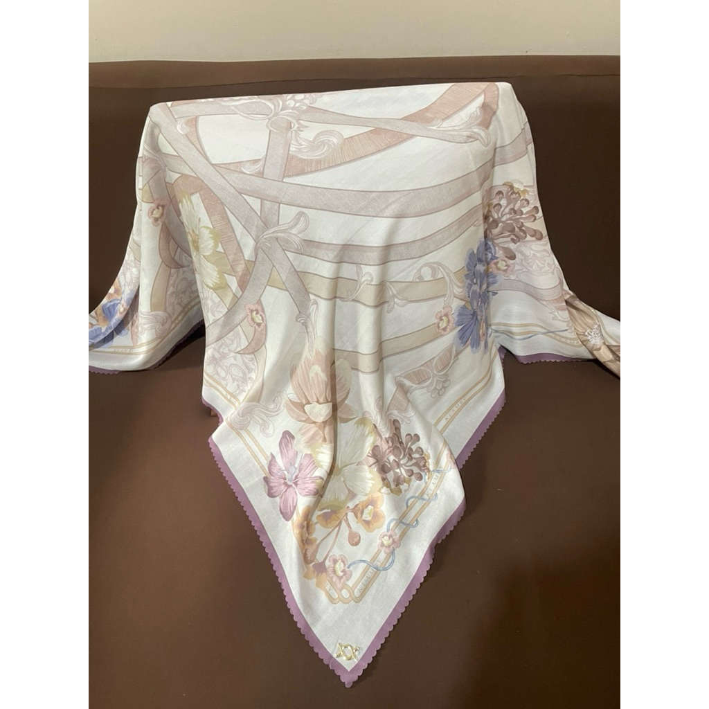 Wearing Klamby Thalia Scarf Mauve