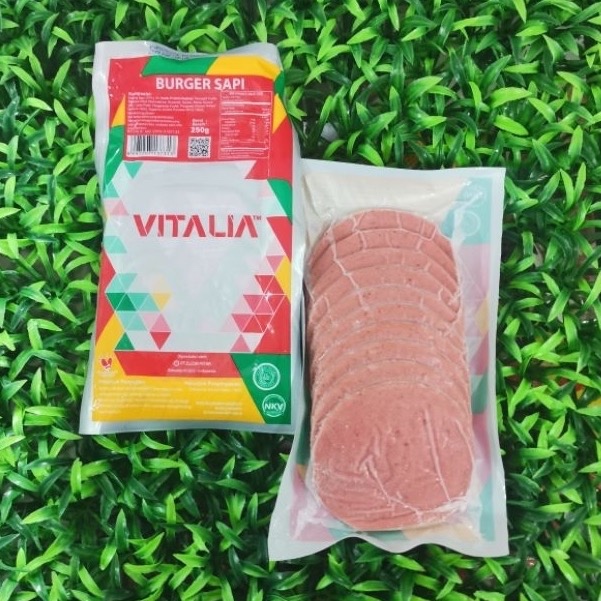 

ISIAN BURGER UK. BESAR ISI 10 PC 250 GR - VITALIA