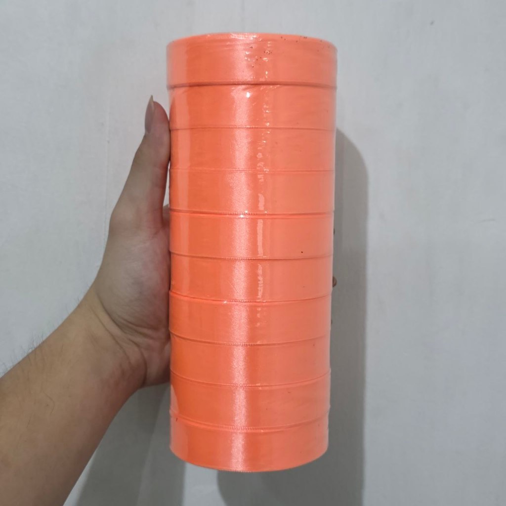 

Pita Satin 3/4 inch / 2 cm @10 roll Pita Kado 3/4