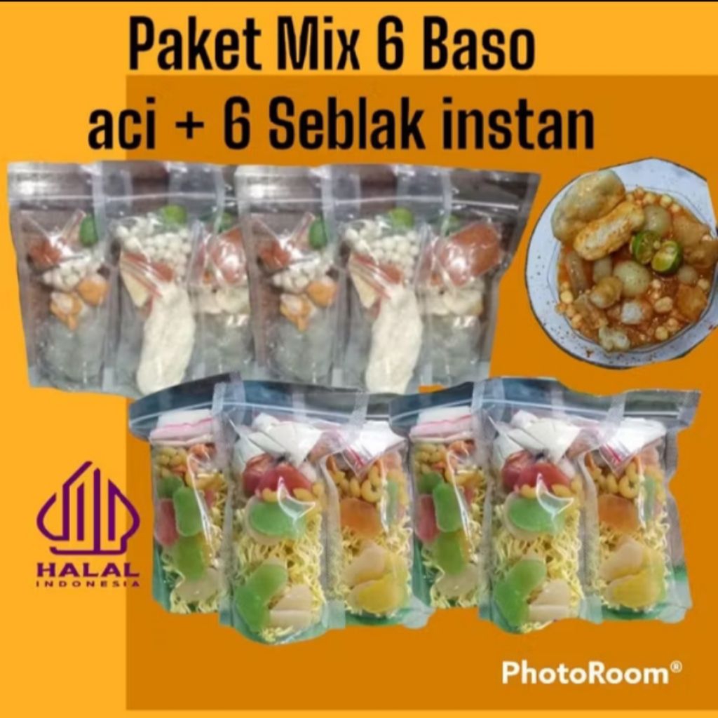 

PAKET MIX 6 BASO ACi 6 SEBLAK INSTAN