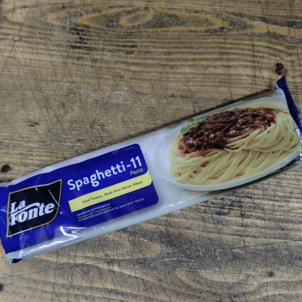 

LA FONTE SPAGHETTI 450 GRAM ( 1 BUNGKUS)