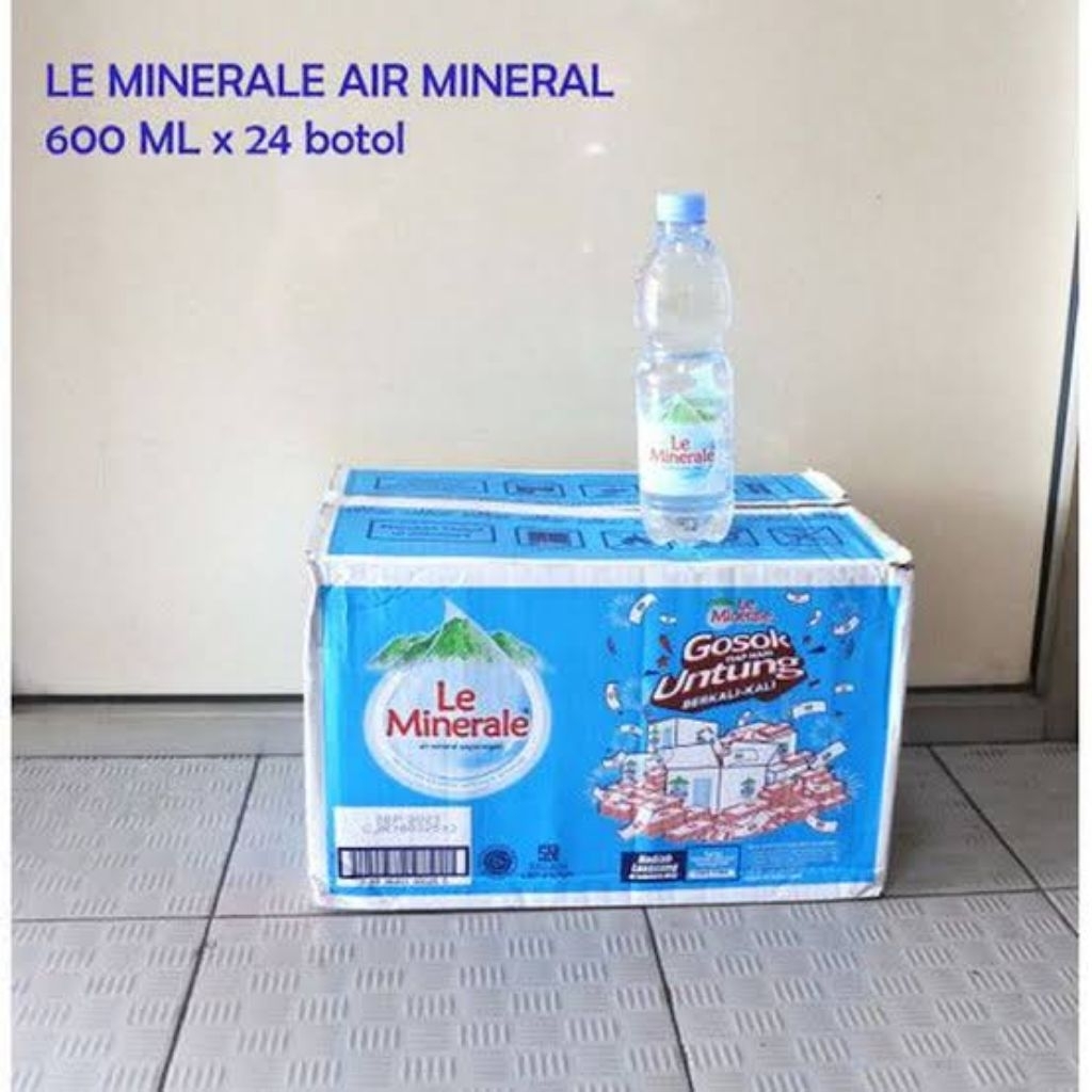 

air mineral le minerale 600 ml