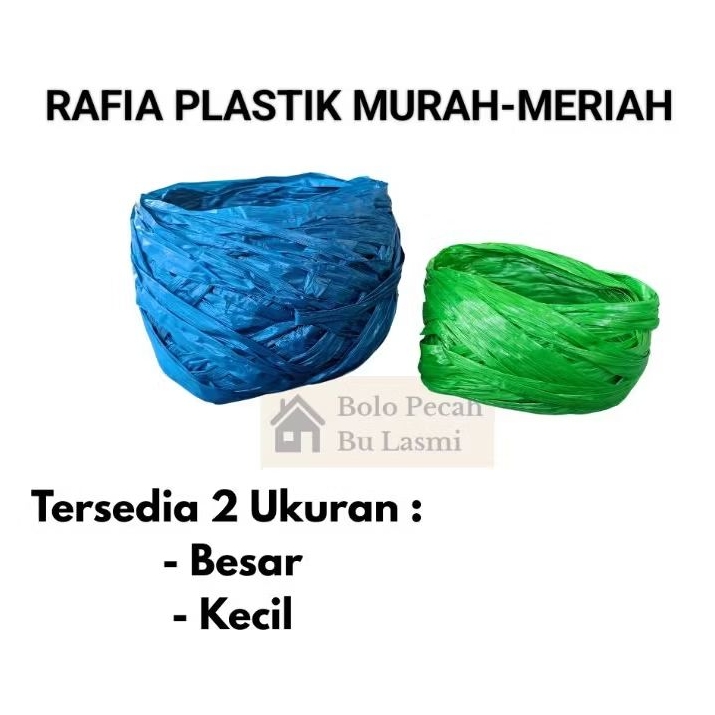 

Tali Rafia Eceran Seribu Tali Rafia Kuat / Tali Rafia Roll / Tali Plastik