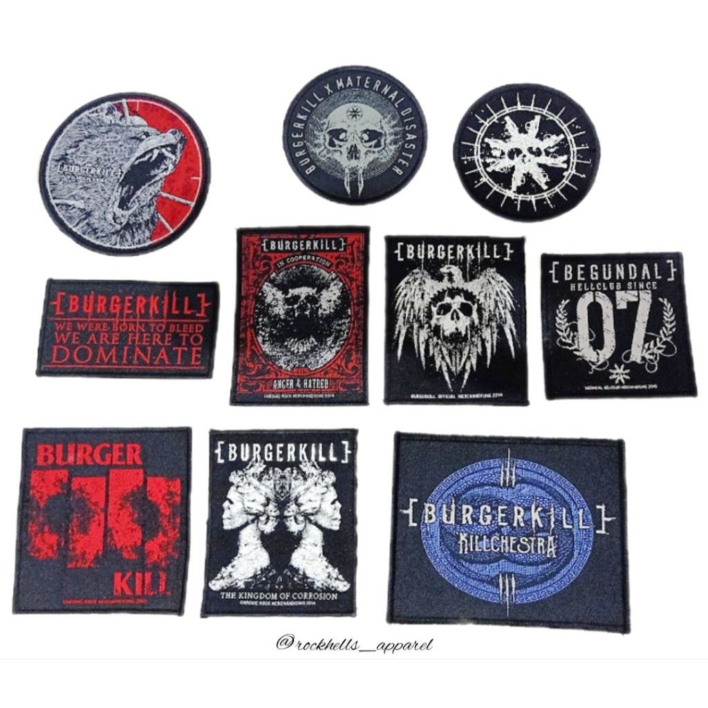 Burgerkill Patch/Bordir