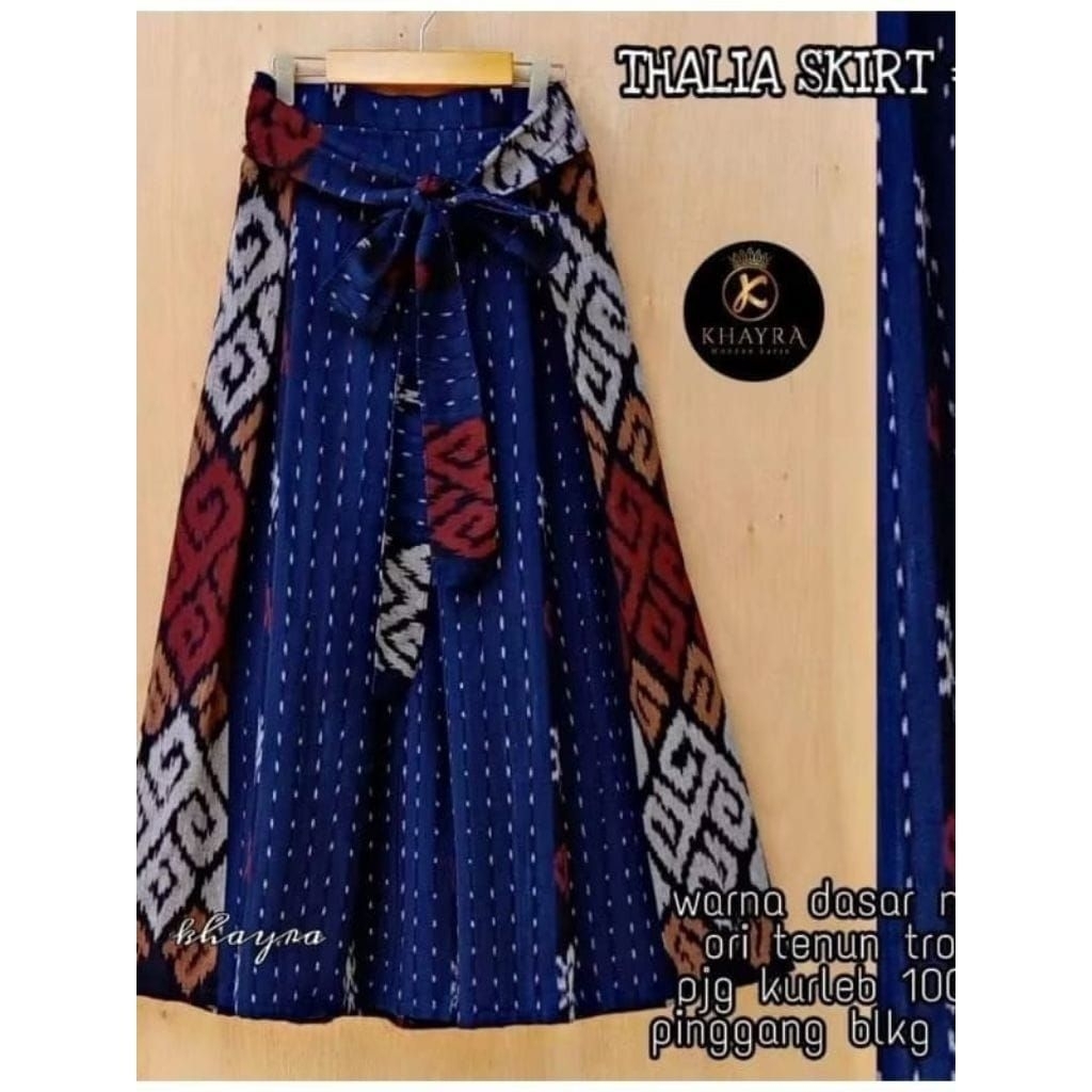 BAJU TENUN WANITA ROK WIRU TENUN ROK PANJANG