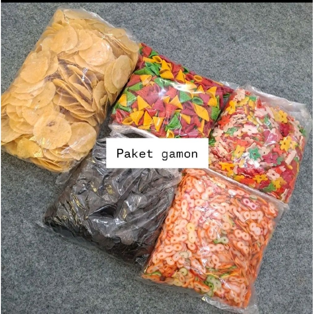 

PAKET GAMON /topping seblak /kerupuk