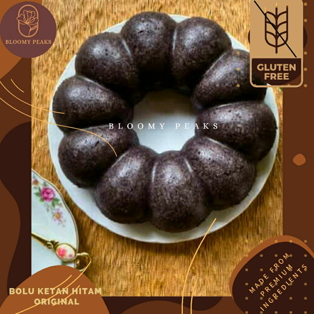 

Bolu Ketan Hitam 20x20 Gluten Free Cake Bulat