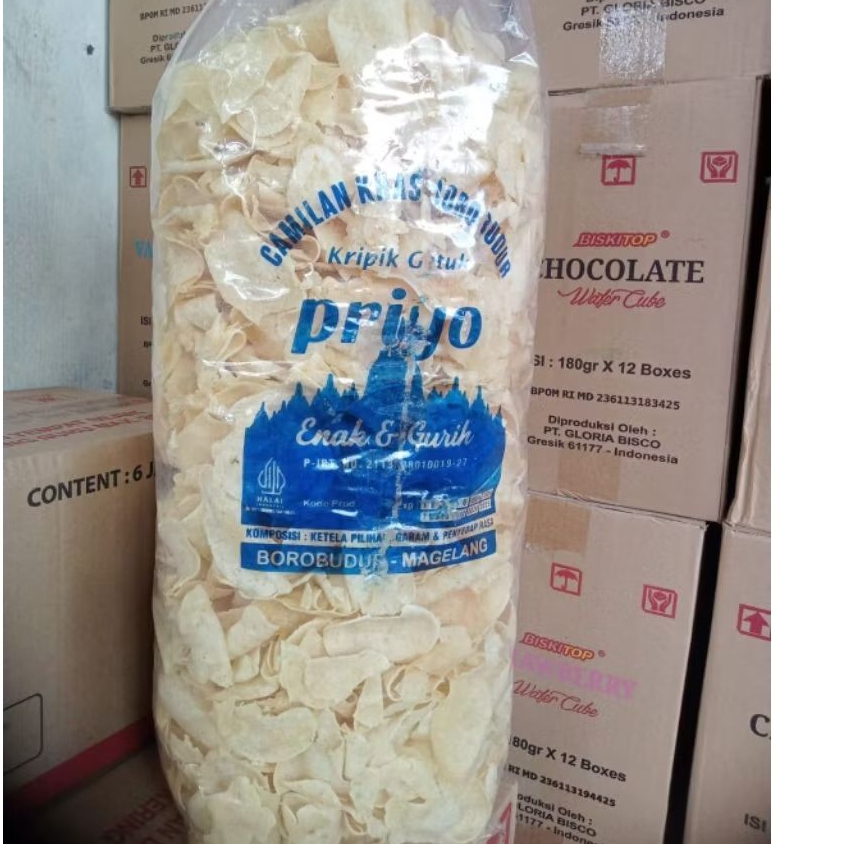 

Keripik gethuk original kemasan 250gram