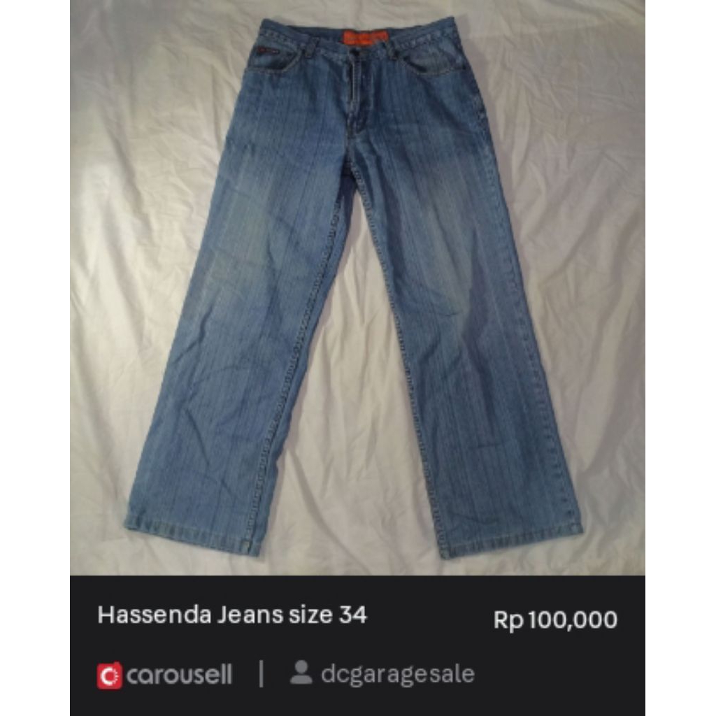 HASSENDA Jeans sz 34