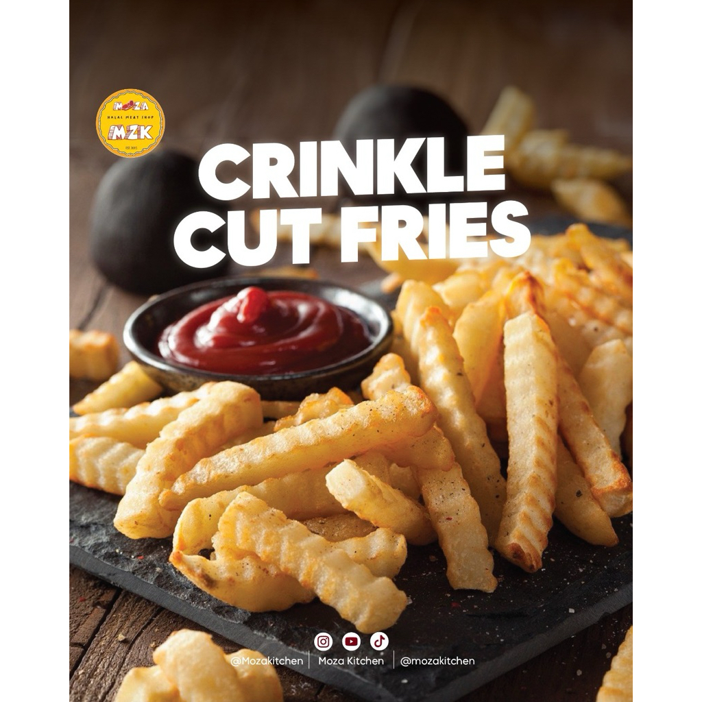 

crinkle cut fries (kentang zig zag)