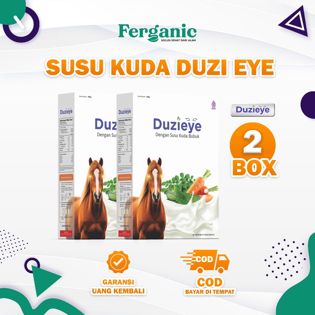 

Duzi Eye Susu Kuda Yang Diformulasikan Untuk Kesehatan Mata Minus, Lelah, dan Katarak Paket 2 Box