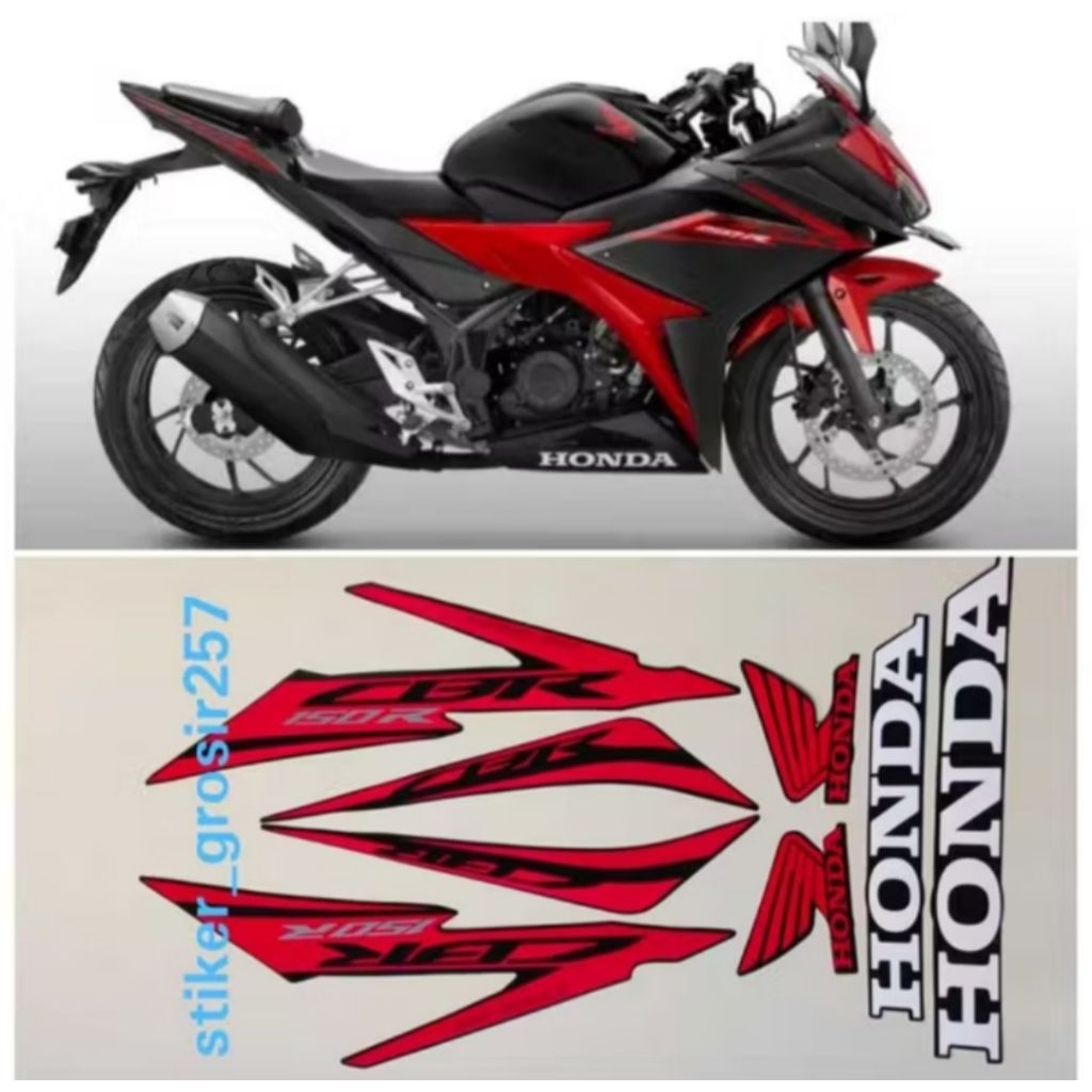 Striping CBR 150R 2017-2018 (Facelift), Lis Stiker CBR 150R 2017-2018, Polet CBR 150R 2017 2018, Pol