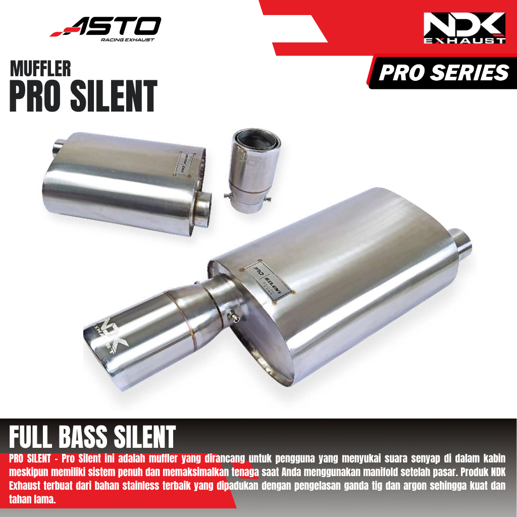 KNALPOT MOBIL NDK EXHAUST TYPE PRO SILENT