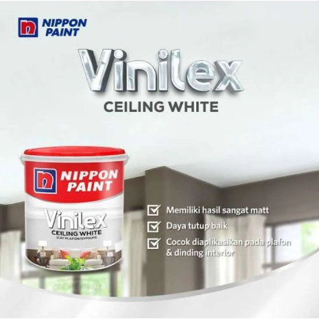 Cat Tembok Nippon Paint Vinilex Ceilling White