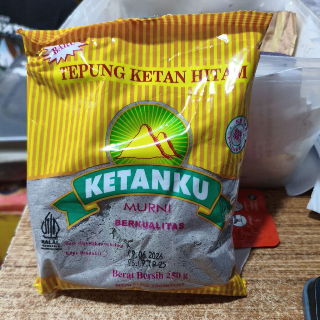 

tepung bubuk ketan hitam ketanku 250 gr gram