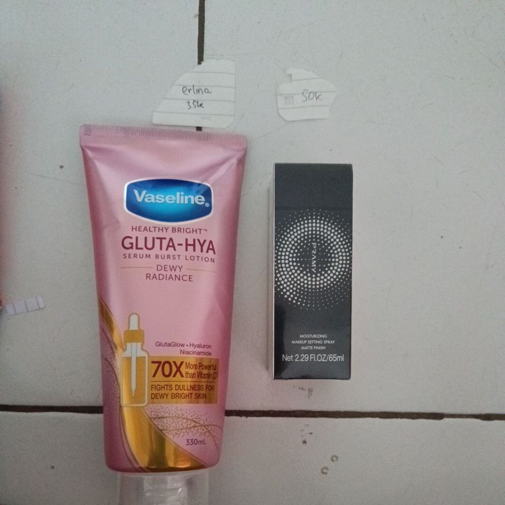 Vaseline glutahya serum burst lotion