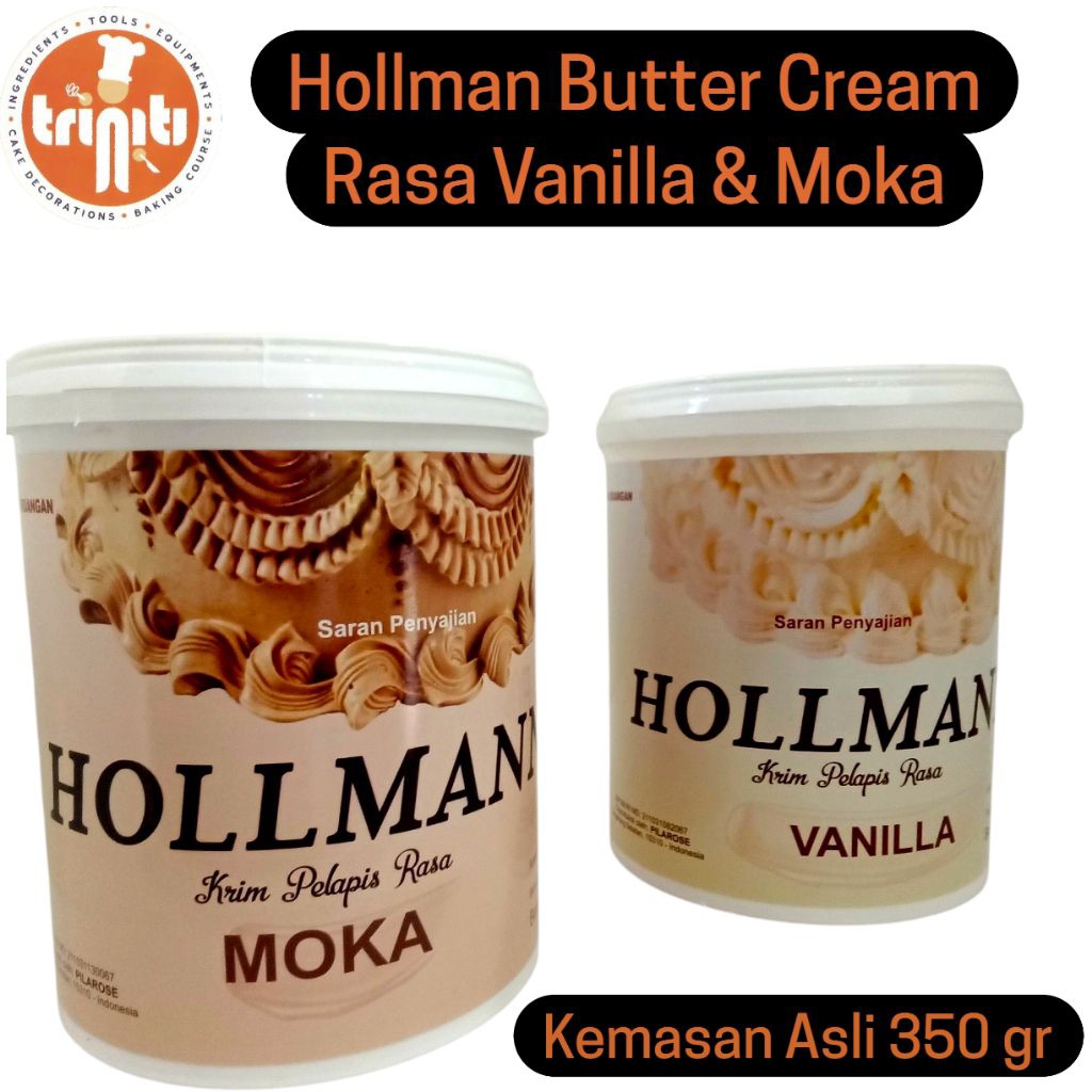 

Hollman Butter Cream Rasa Vanilla & Moka 350 Gram