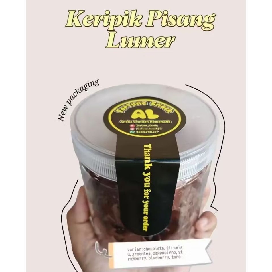 

Keripik Pisang Lumer Toples 500ml