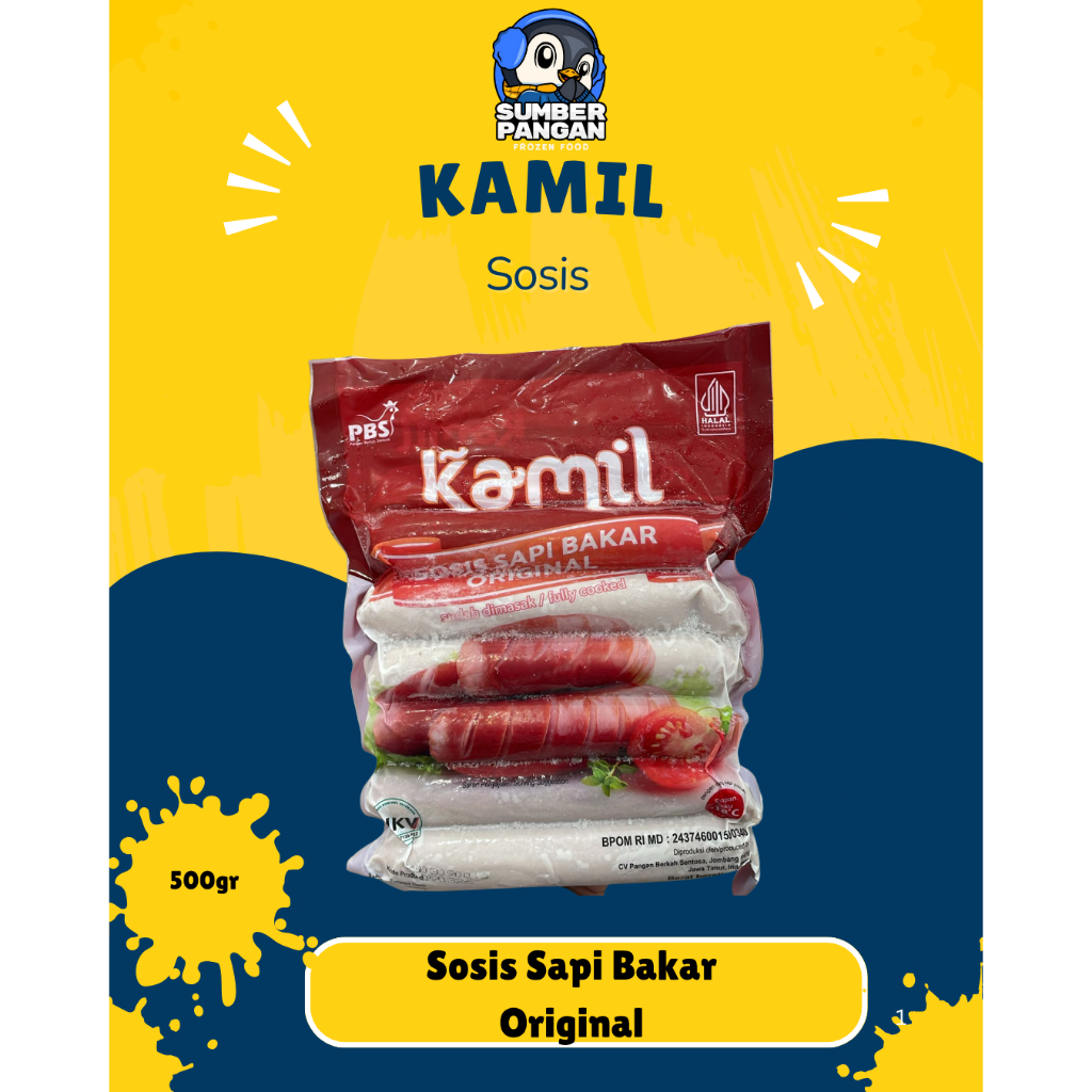 

Kamil Sosis Sapi Bakar original Jumbo&Mini 500gr
