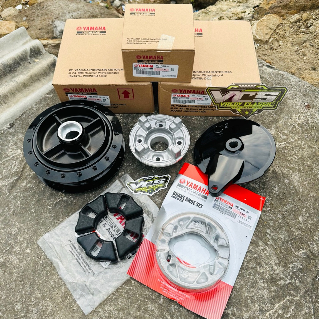 tromol RX KING set tutup tromol nafgir karet kampas original YAMAHA tromol hitam tutup hitem king or