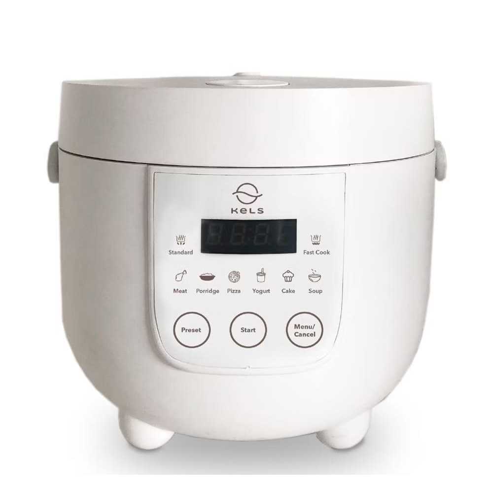 Kels 800ML Rice Cooker Warmer Multi Fungsi - Putih
