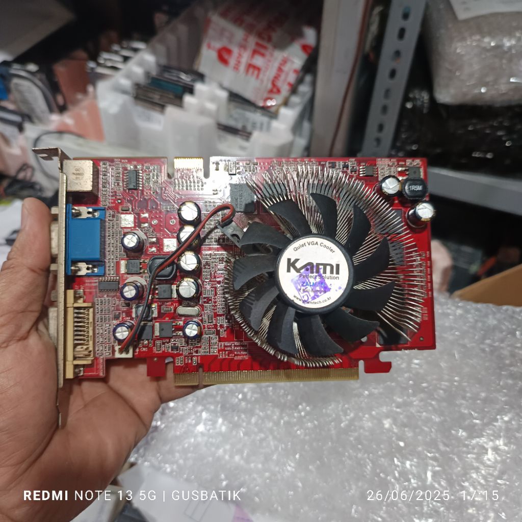 vga card pcie express 256MB 128bit murah second bekas - 512MB ddr3 64bit