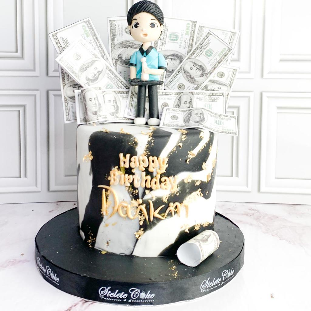 

Kue Ulang Tahun/Birthday cake/Kue Ultah Tema Marbel Dollar Cake/Kue Birthday Jakarta
