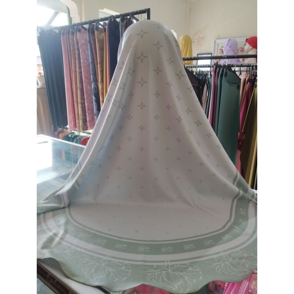 Hijab instan motif SK23 Azahra