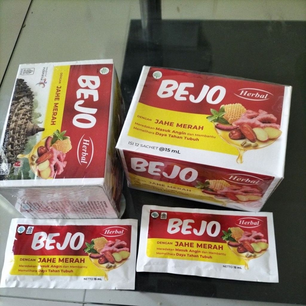 

BEJO JAHE MERAH HERBAL/1KOTAK ISI 12SACHET@15ML