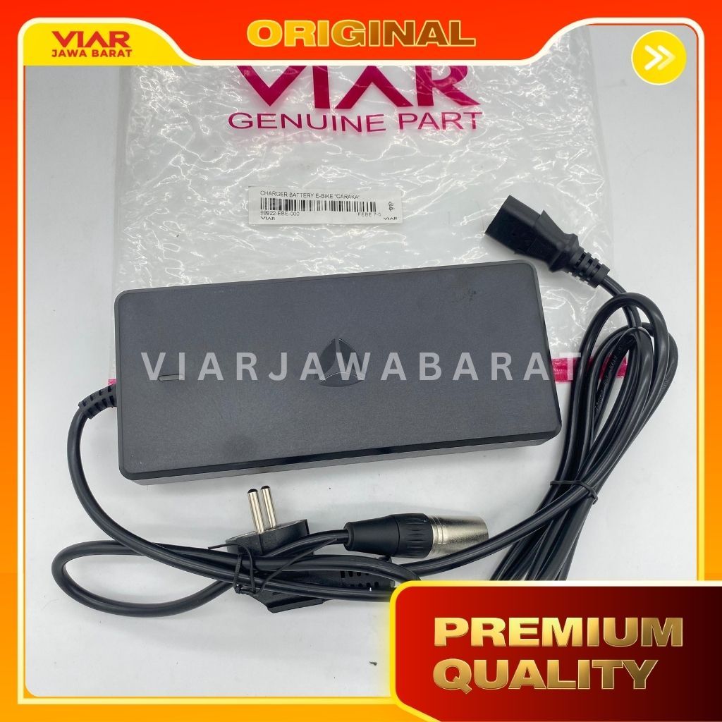 Charger Battery E-BIke Viar Caraka C2 Original 99922-EBE-000 / Charger Sepeda Listrik / Charger SELI