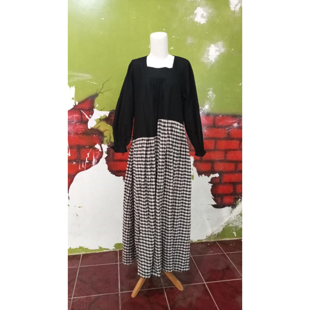 GAMIS SAHIRA KOTAK DRESS DUAIFAV DUAI FAV 21