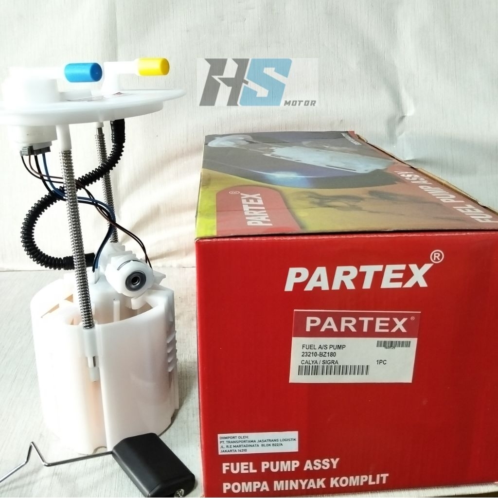 FUEL PUMP ASSY POMPA MINYAK BENSIN KOMPLIT MOBIL TOYOTA CALYA SIGRA 23210-BZ180 PARTEX ORIGINAL PART