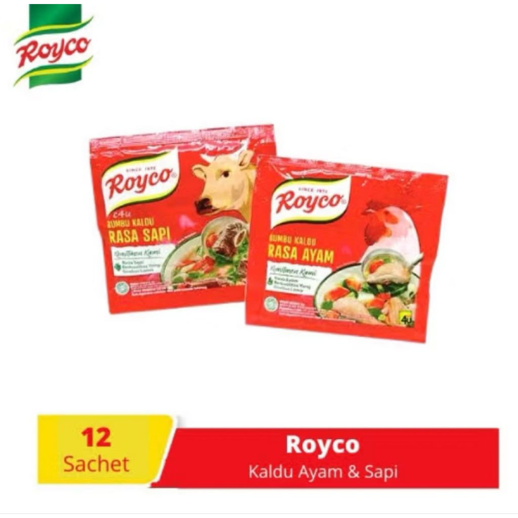 

ROYCO Ayam/Sapi /renceng 12 pcs 10gr