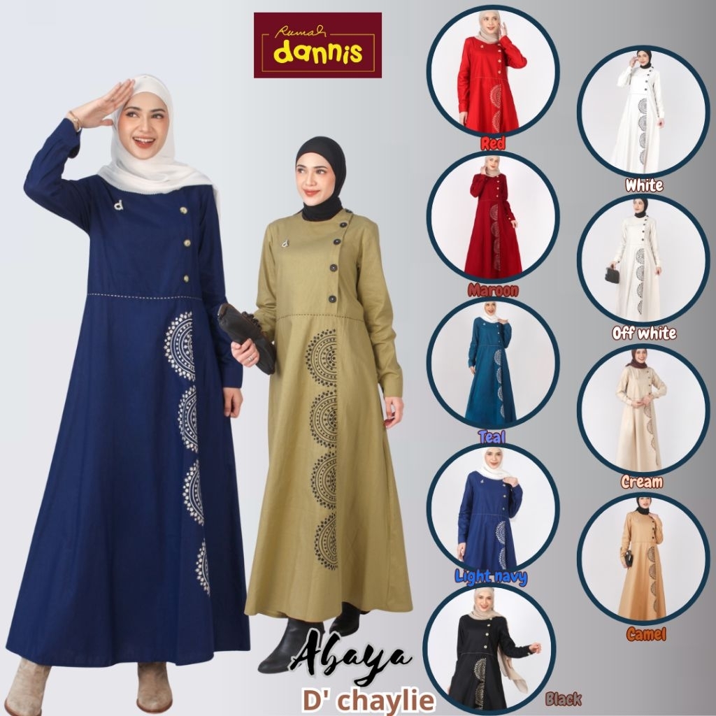 NEW ARRIVAL ABAYA D CHAYLIE A211207 BY DANNIS COLLECTION