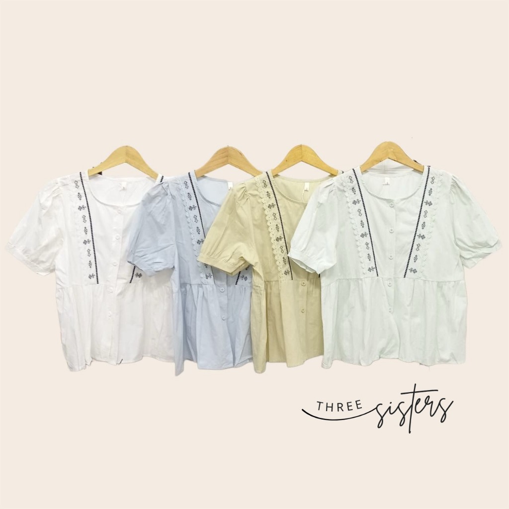 [3Sisters] Ceria Ruffle Blouse