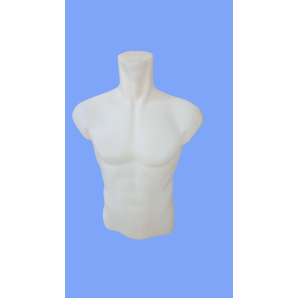 Patung manekin cowok setengah badan/patung baju atasan cowok/manekin display baju cowo