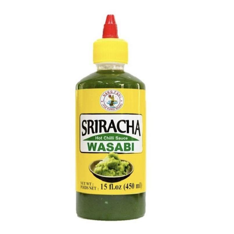 

saus sambel sri racha sriracha nang fah wasabi 450