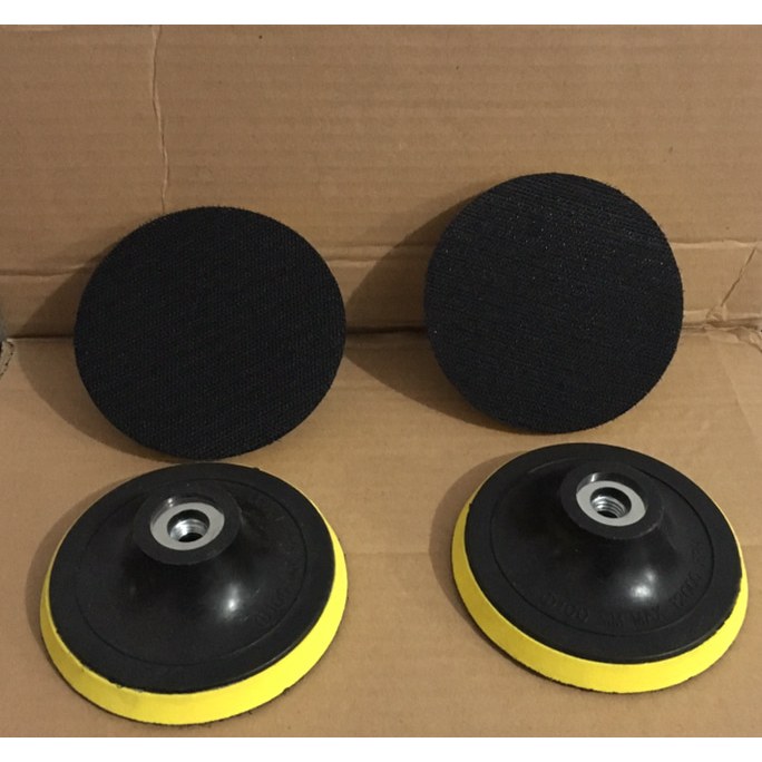 Konektor Tatakan Amplas Mesin Grenda Gerinda Bor Poles Penghalus Barang 4 Inch Serbaguna