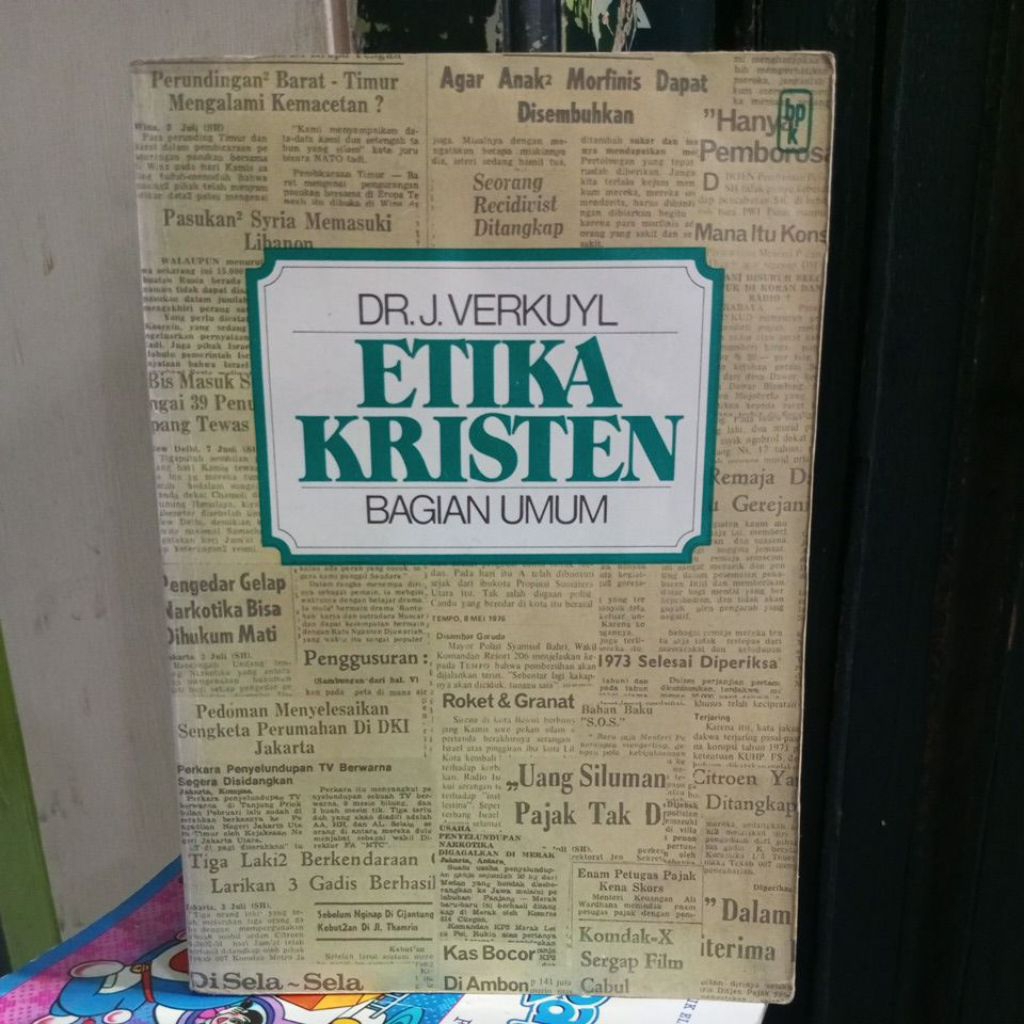 Etika Kristen Bagian Umum DR.J.Verkuyl