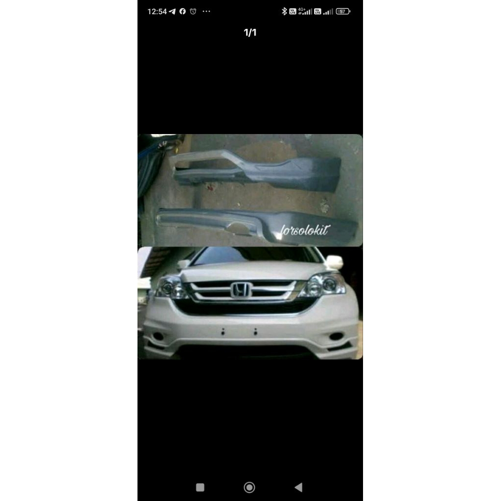 BODYKIT honda crv mugen gen 3 ( satuan)