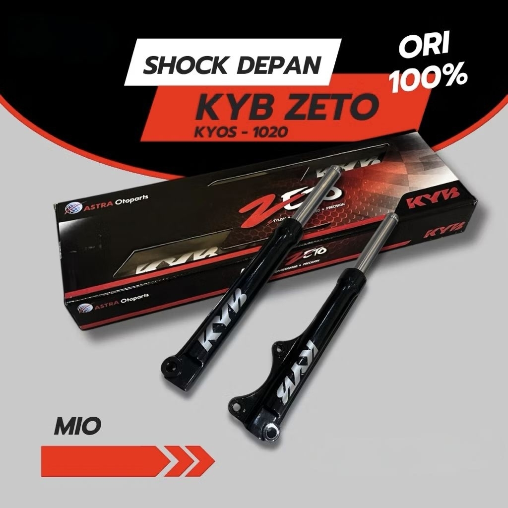 SHOCK DEPAN KYB ZETO MIO/VARIO/BEAT/SCOPPY/JUPITER/F1ZR/VEGA/SHOCK TABUNG DEPAN BEAT/SCOPPY/GENIO/VA