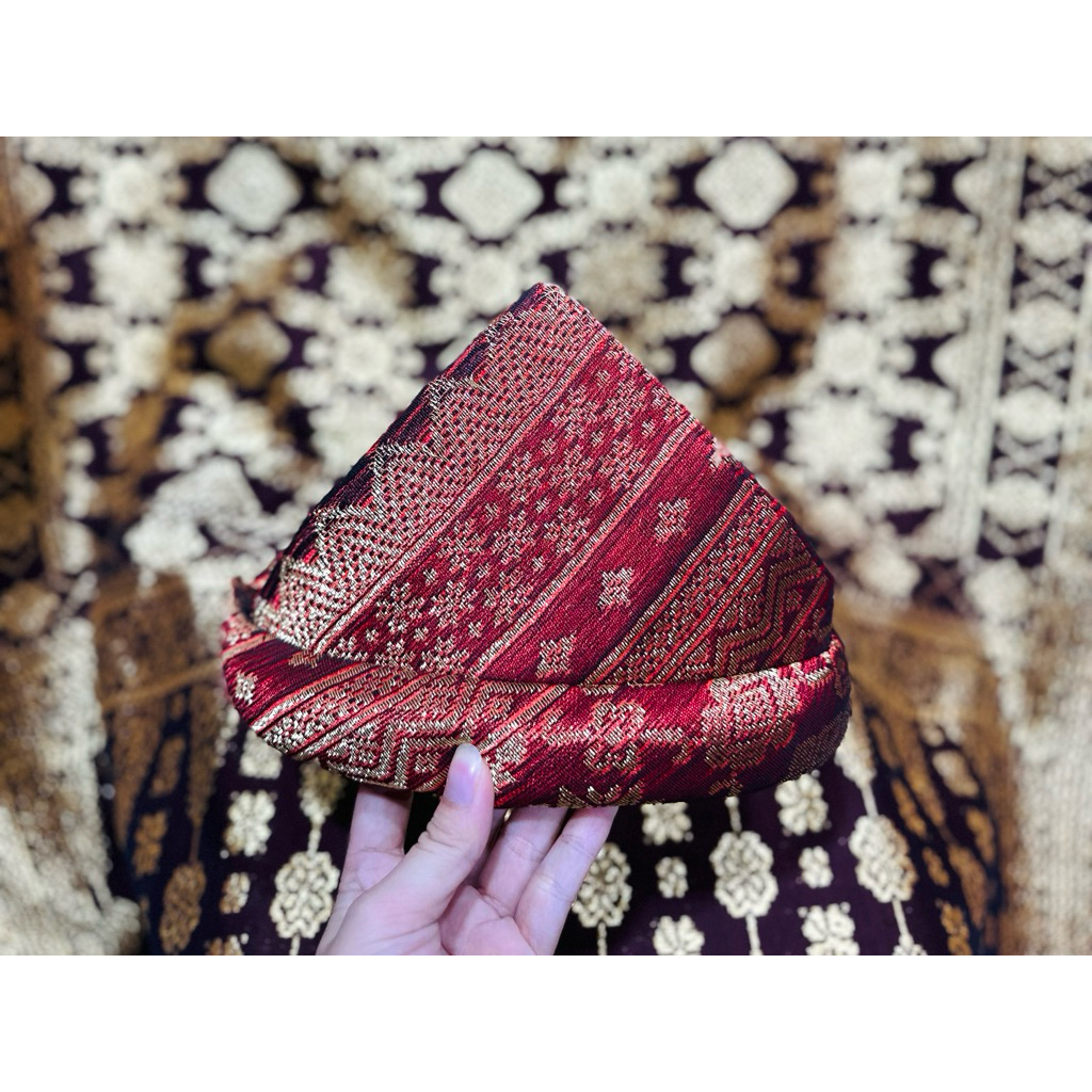Tanjak songket asli palembang