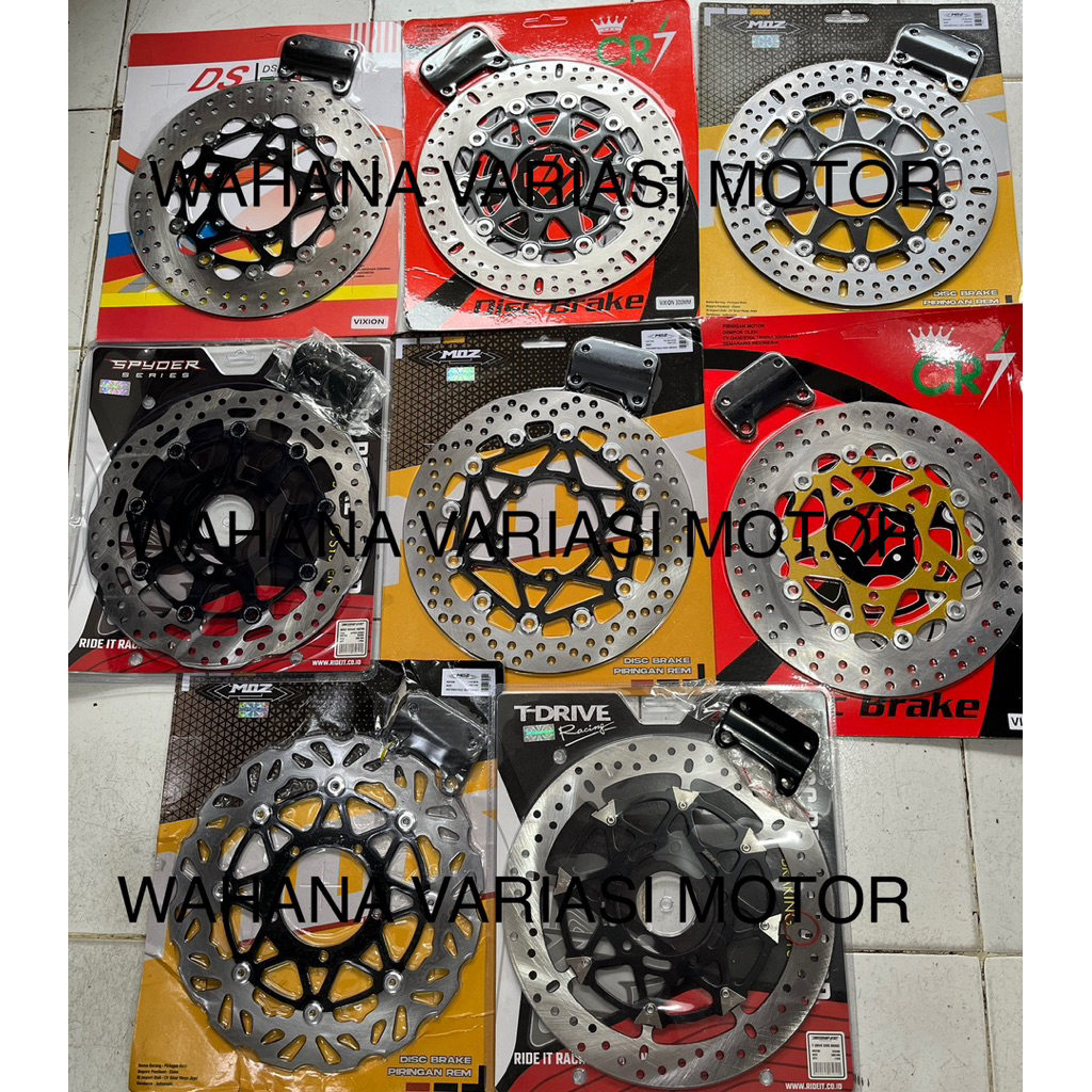 PIRINGAN CAKRAM DEPAN VIXION 300MM DISC CAKRAM DEPAN VIXION OLD 300MM SET BREKET KALIPER