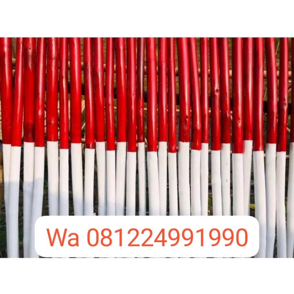 

BAMBU MERAH PUTIH 3.5 METER