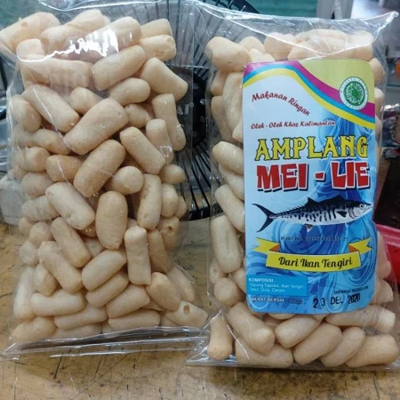

Mei Lie Kerupuk Amplang Mini - krupuk amplang - kuku macan mini - kerupuk ikan meilie